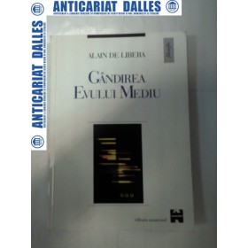 GANDIREA EVULUI MEDIU - Alain de LIBERA
