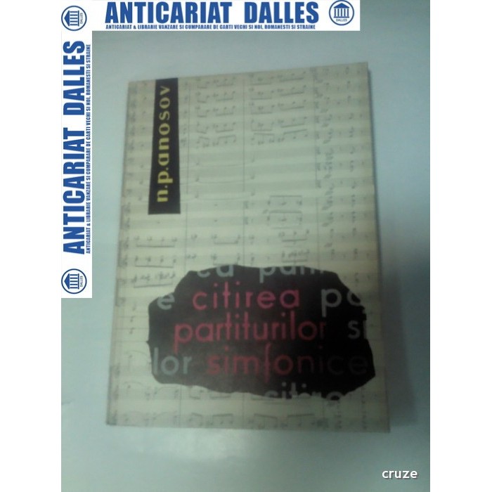 CITIREA PARTITURILOR SIMFONICE -N.P.Anosov