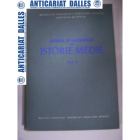 Studii  si materiale de istorie  medie -vol.1