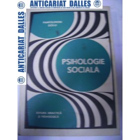 PSIHOLOGIE SOCIALA  -Pantelimon Golu