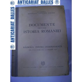 Doc.privind istoria Romaniei-Razboiul pt.independenta vol.5