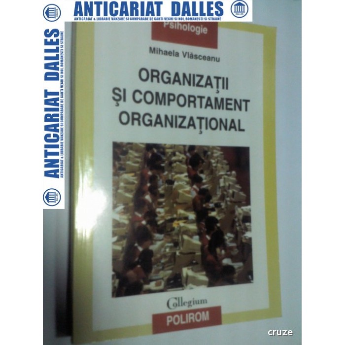 ORGANIZATII SI COMPORTAMENT ORGANIZATIONAL -MIHAELA VLASCEANU