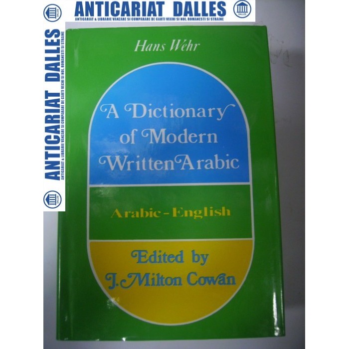 HANS WEHR -dictionar arab -englez
