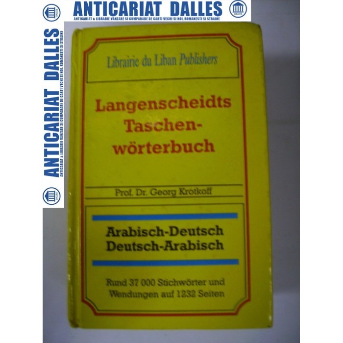 Dictionar arab-german si german -arab