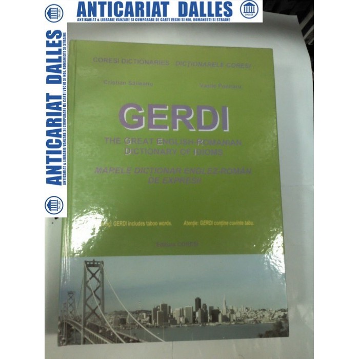 MARELE  DICTIONAR  ENGLEZ - ROMAN DE EXPRESII (GERDI)