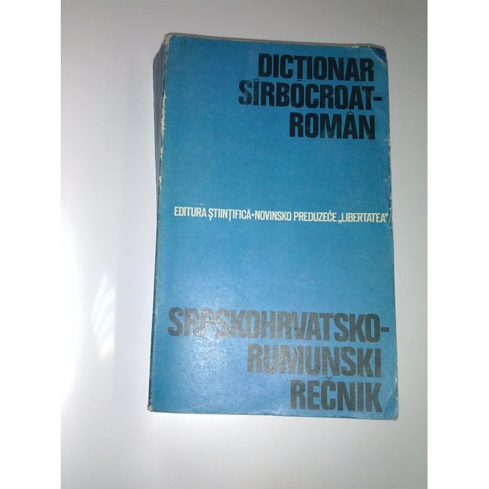 DICTIONAR SARBOCROAT-ROMAN