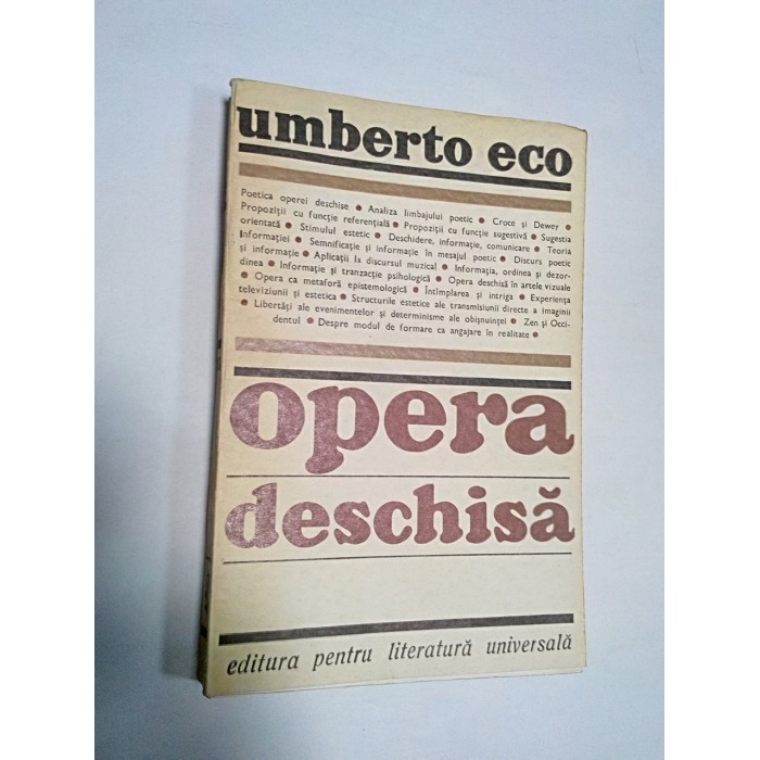 OPERA DESCHISA - UMBERTO ECO