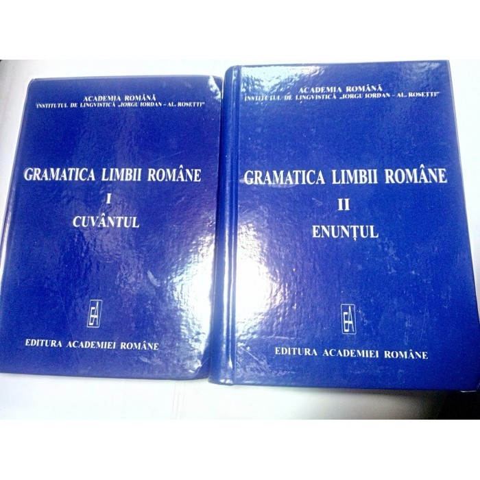 GRAMATICA LIMBII ROMANE - Academia Romana