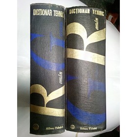 DICTIONAR TEHNIC ROMAN GERMAN  si GERMAN ROMAN - 2 volume