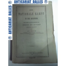 DER NATIONALE KAMPF IN DER BUKOWINA -I.NISTOR 1919