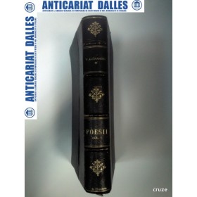 V.ALECSANDRI -OPERE COMPLETE- POEZII -vol. 1 -Doine/Lacrimioare/Suvenire/Margaritarile -1897