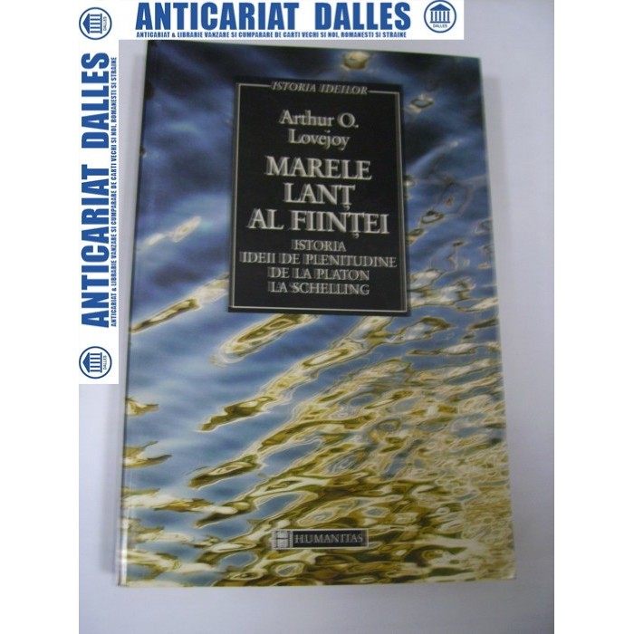 MARELE LANT AL FIINTEI - Arthur O.Lovejov MARELE LANT AL FIINTEI - Arthur O.Lovejov