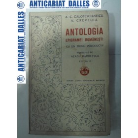 ANTOLOGIA EPIGRAMEI ROMANESTI -A.C.Calotescu-Neicu/N.Crevedia -1934