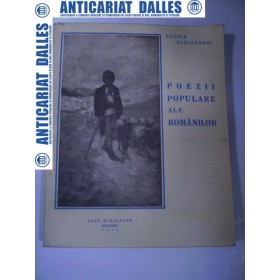 Vasile Alecsandri -Poezii populare ale romanilor -1942
