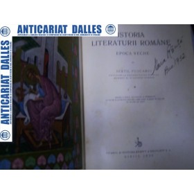 Istoria literaturii romane -Epoca veche-Sextil Puscariu-1930