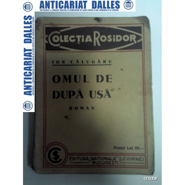 OMUL DE DUPA USA - ION CALUGARU -1931
