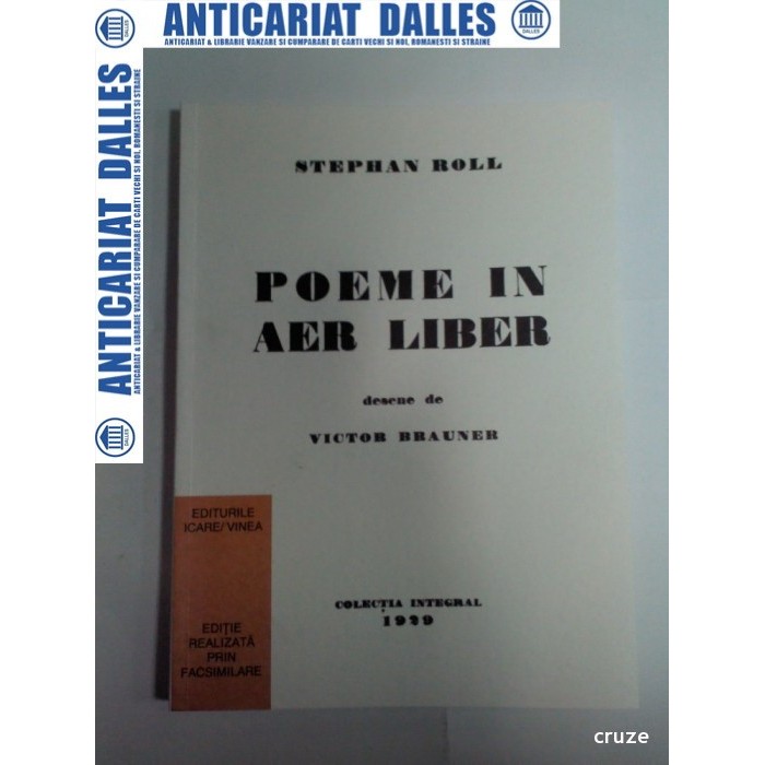 POEME IN AER LIBER - STEPHAN ROLL - 2001