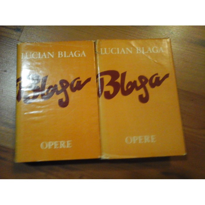 Opere 1 2 Poezii Lucian Blaga